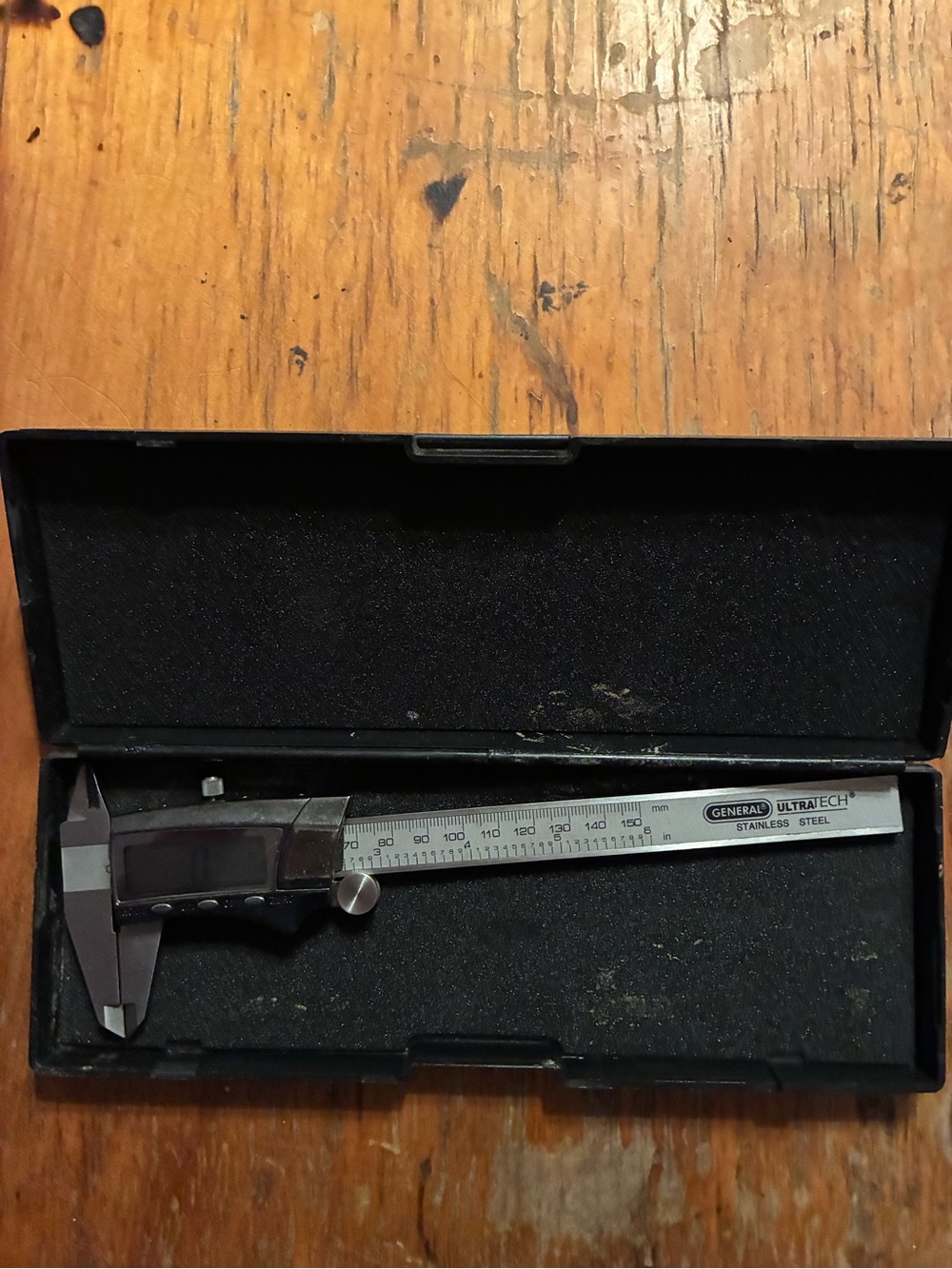 Stainless Steel Digital Caliper - Black